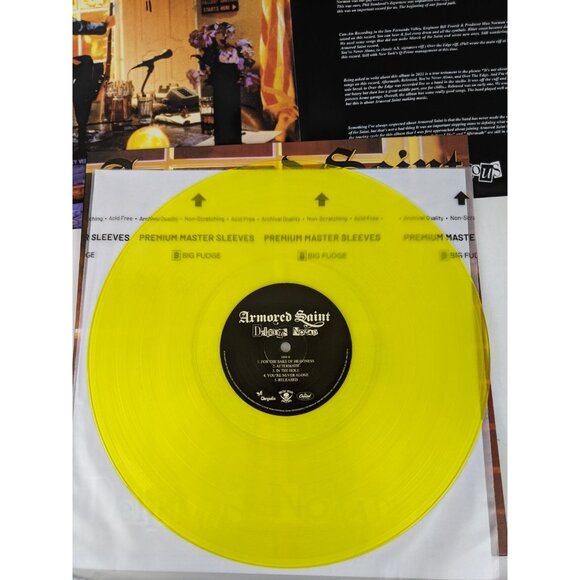 Armored Saint Delirious Nomad 2022 LP Yellow Vinyl Metal Blade 3984-15822-6 - Picture 10 of 12